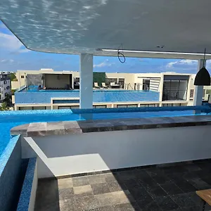Cozy Aldea Zama Wifi Alberca Apartamento